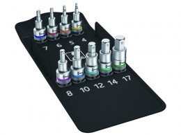 Wera 8740 C HF Zyklop In-Hex Bolt Hold Socket Set of 10 Metric 1/2in Drive £99.99